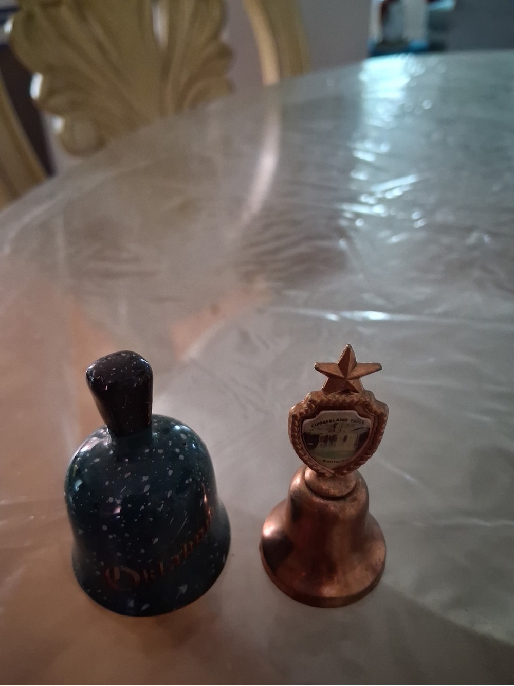 Decorative Speckled Blue Bell - Home Accent